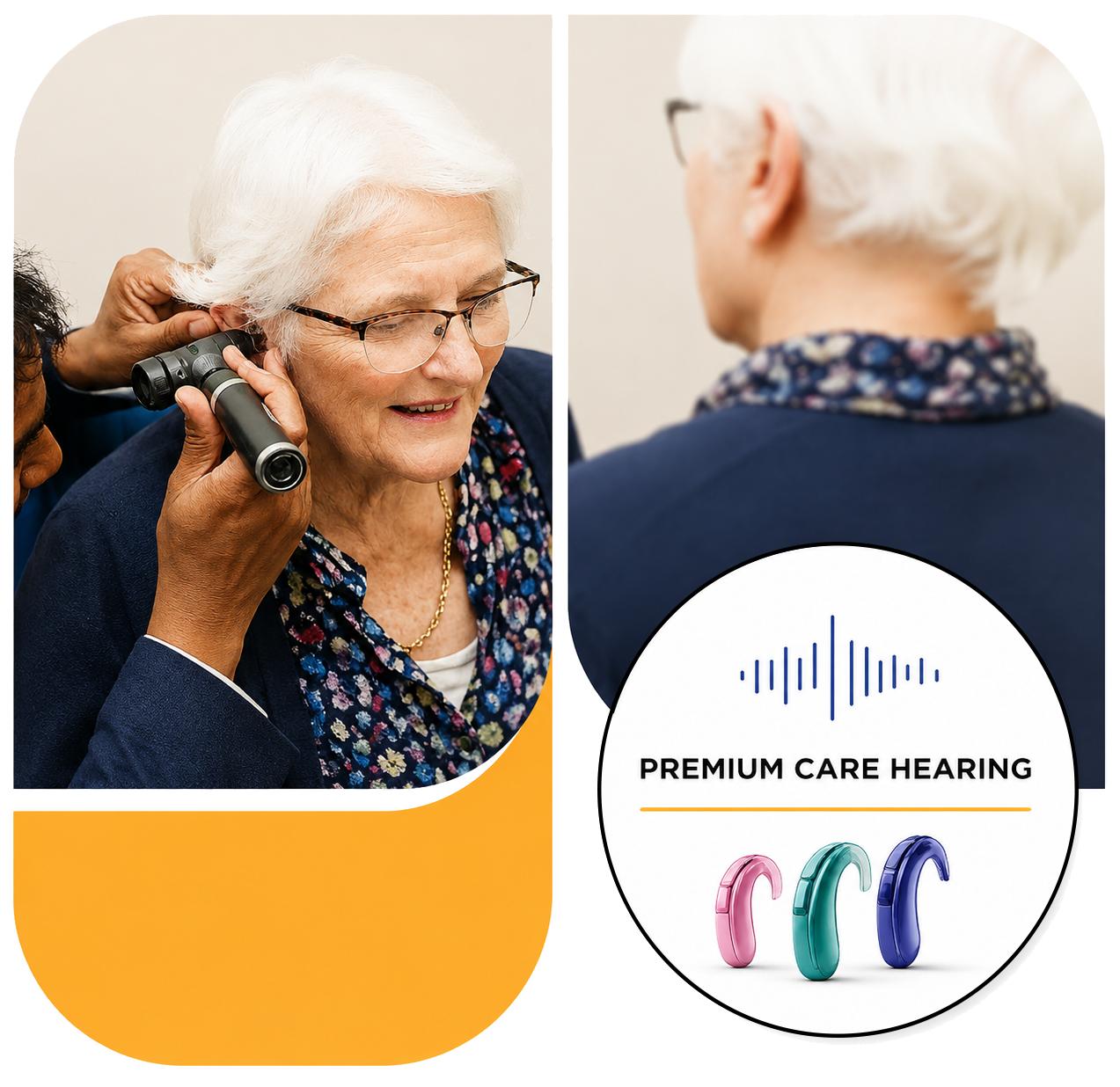 Premium Care Hearing clinician smiling in clinic