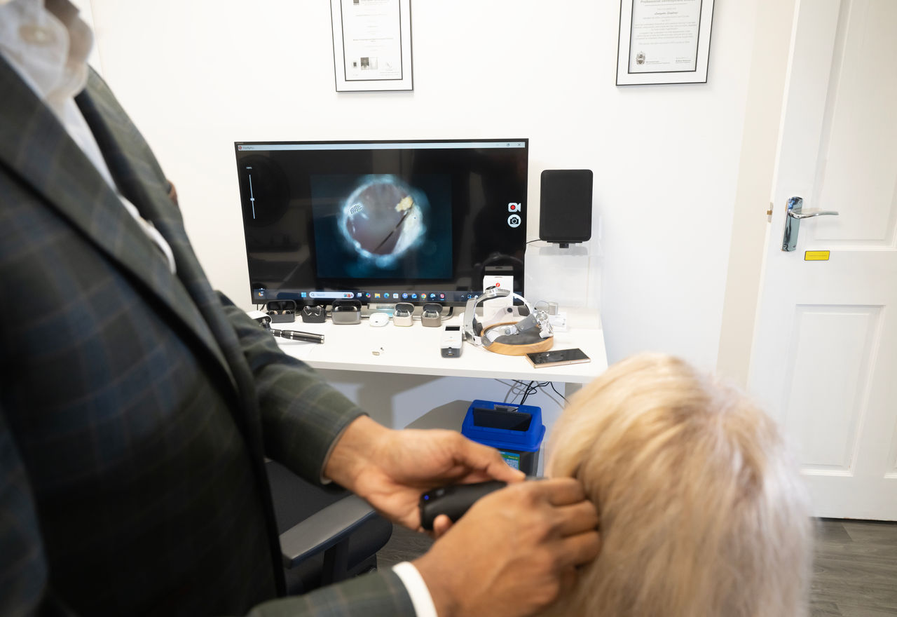 Premium Care Hearing audiologist carrying out a consultation
